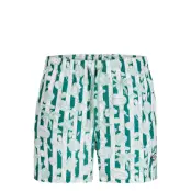 Jack & Jones Jpstmaui Vibes Novelty Aop Swim Sh Jnr - Green - 140