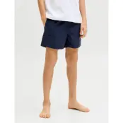 Jack & Jones Jpstmaui Wave Logo Swim Shorts Jnr - Navy - 140