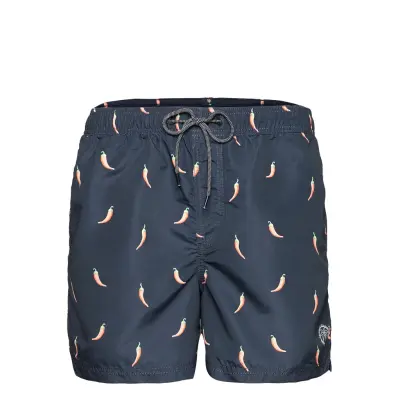 Jjibali Jjswimshorts Akm Funny Food Badshorts Blå Jack & J S