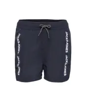 Jjibali Jjswimshorts Akm Logo Tape Jr Badshorts Blå Jack & J S
