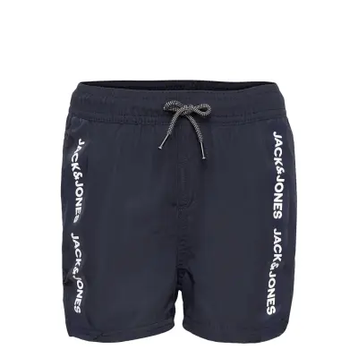 Jjibali Jjswimshorts Akm Logo Tape Jr Badshorts Blå Jack & J S