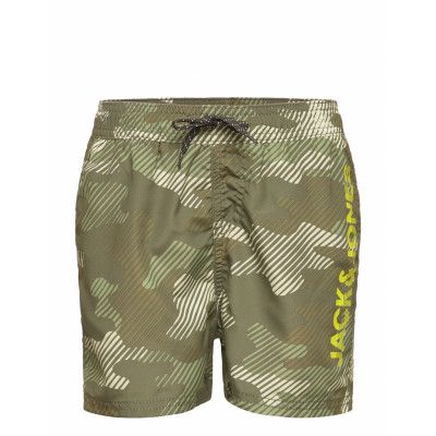 Jpstcrete Jjswim Akm Camo Logo Sn Jnr Badshorts Multi/mönstrad Jack & J S