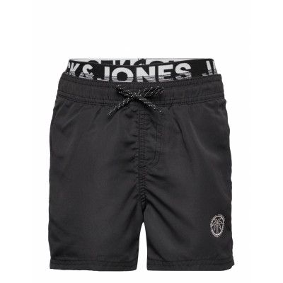 Jpstcrete Jjswim Akm Double Wb Sn Jnr Badshorts Svart Jack & J S