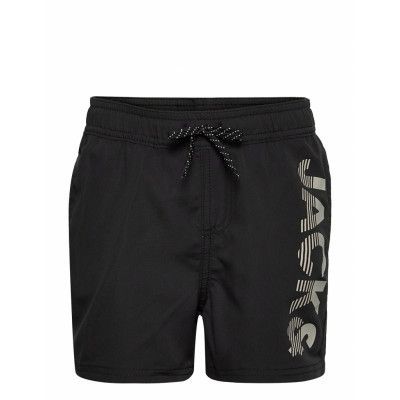 Jpstcrete Jjswim Akm Logo Sn Jnr Badshorts Svart Jack & J S