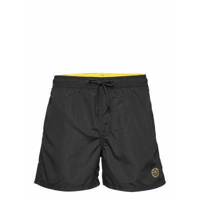 Jpstcrete Jjswim Akm Solid Sn Badshorts Svart Jack & J S