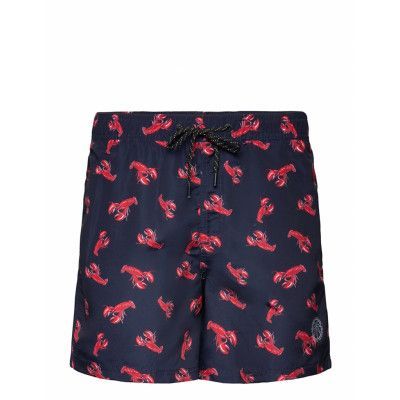 Jpstfiji Jjswim Aop Ly Sn Badshorts Marinblå Jack & J S
