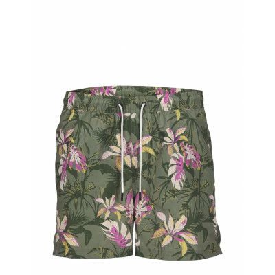 Jack & J S Jpstfiji Jjswim Aop Originals Ly Grön