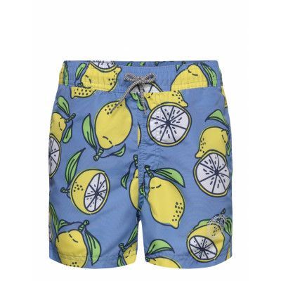 Jack & J S Jpstfiji Jjswim Aop Ss24 Ly Jnr Blå