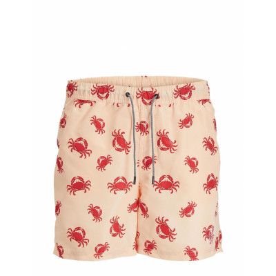 Jack & J S Jpstfiji Jjswim Aop Ss24 Ly Jnr Röd