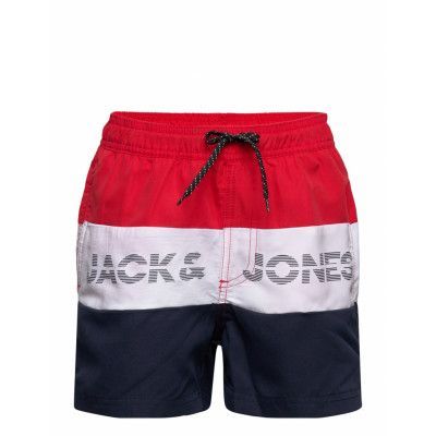 Jpstfiji Jjswim Colorblock Sn Jnr Badshorts Multi/mönstrad Jack & J S