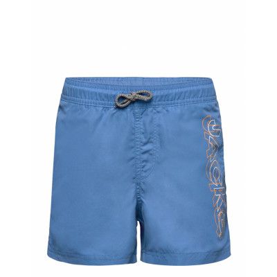 Jack & J S Jpstfiji Jjswim Double Logo Ly Sn Mni Blå