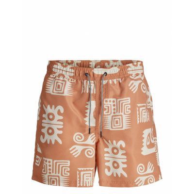Jack & J S Jpstfiji Jjswim Oceanday Ss24 Ly Orange