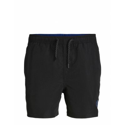 Jack & J S Jpstfiji Jjswim Solid Ly Sn Svart