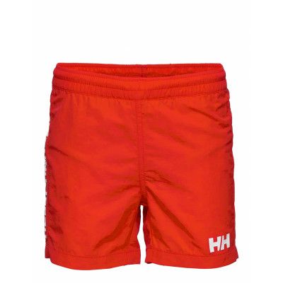 Jr Volley Shorts Badshorts Röd Helly Hansen