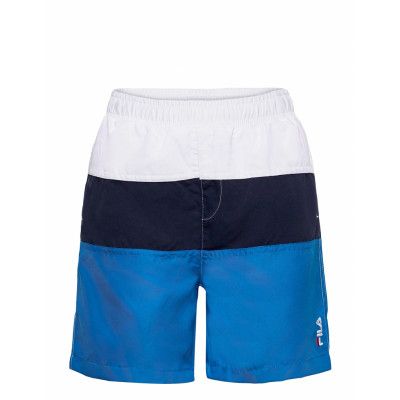 Kids Boys Nicolo Swim Shorts Badshorts Multi/mönstrad FILA