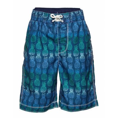 Kids Pineapple Board Shorts Badshorts Blå GAP
