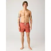Knowledge Cotton Apparel Stretch Swimshorts - Orange - XXL