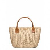 K/Signature Beach Lg Basket Bags Totes Brun Karl Lagerfeld