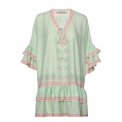 Kyla Dress *Villkorat Erbjudande Kort Klänning Grön By Malina