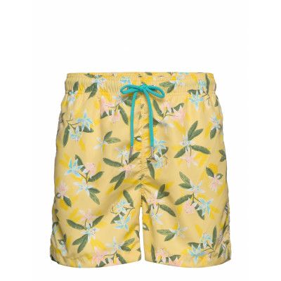 Lemon Flowers Swim Shorts Cf Badshorts Gul GANT