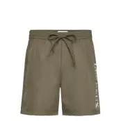 Les Deux Les Deux Logo Swim Shorts Grön