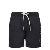 Les Deux Les Deux Logo Swim Shorts Marinblå