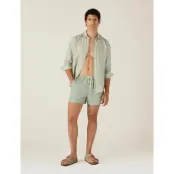 Lexington Clothing Solid Swim Trunks - Green - M