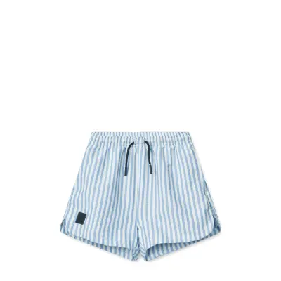 Liewood Aiden Seersucker Board Shorts Blå