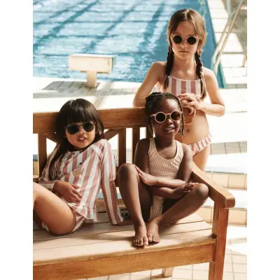 Liewood Dagny Stripe Swim Set - Pink - 98