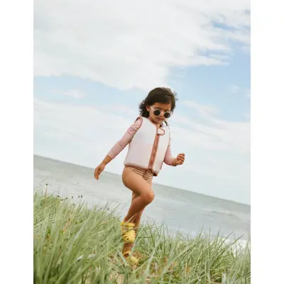 Liewood Dove Swim Vest W Sleeves - Cream - 19/30KG