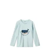Liewood Noah Placement Longsleeve Swim Tee - Blue - 68