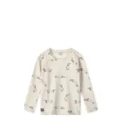 Liewood Noah Printed Longsleeve Swim Tee - Cream - 62