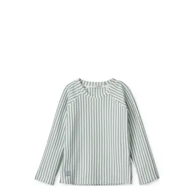 Liewood Noah Seersucker Swim Tee - Green - 62