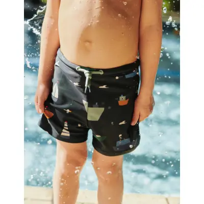Liewood Otto Printed Swim Pants - Navy - 104