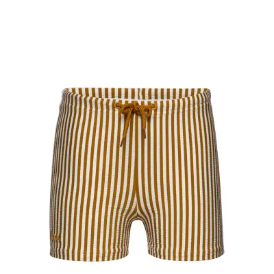 Liewood Otto Swim Pants Seersucker - Brown - 56-62