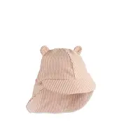 Liewood Senia Seersucker Sun Hat With Ears - Pink - 0/3M