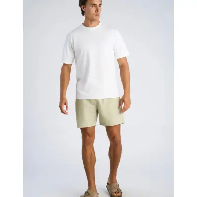 Lindbergh Striped Seersucker Swim Shorts - Multi/patterned - XXL
