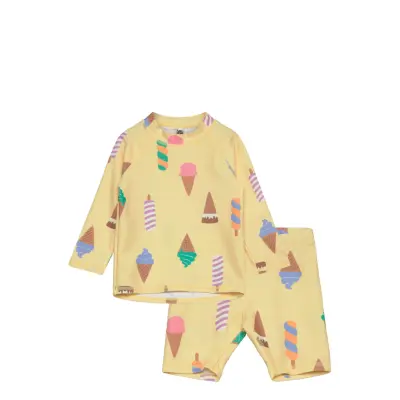 Lindex Sunprotection Set Gul