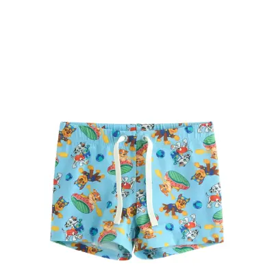 Lindex Swim Trunks Paw Patrol Aop - Blue - 122/128