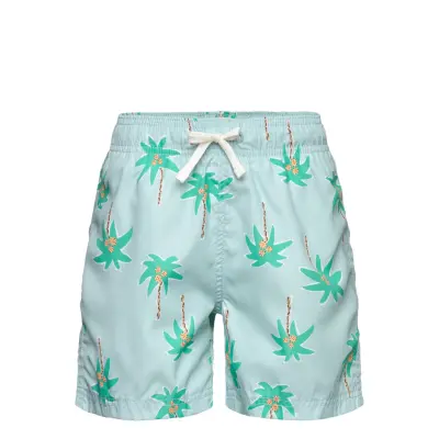 Lindex Swimshorts Aop Blå