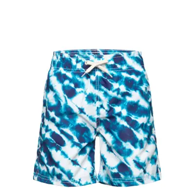 Lindex Swimshorts Long Silhouette Blå