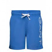 Logo Lightweight Boy's Swim Shorts Badshorts Blå GANT