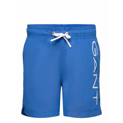 Logo Lightweight Boy's Swim Shorts Badshorts Blå GANT