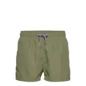 Logo Swim Shorts Lightweight Badshorts Grön GANT