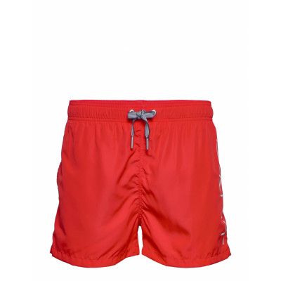 Logo Swim Shorts Lightweight Badshorts Röd GANT