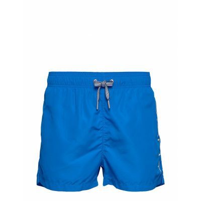 Logo Swim Shorts Lightweight Badshorts Blå GANT