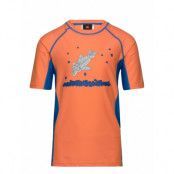 Lwalex 307 - Swim T-Shirt Ss *Villkorat Erbjudande T-shirts Short-sleeved Orange LEGO Kidswear