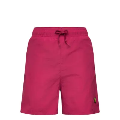 Lyle & Scott Plain Swim Short - Red - 134-140