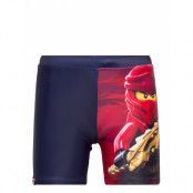 M12010145 - Long Trunks Badshorts Blå Lego Wear