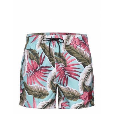 Maks Fabric Badshorts Blå HUGO